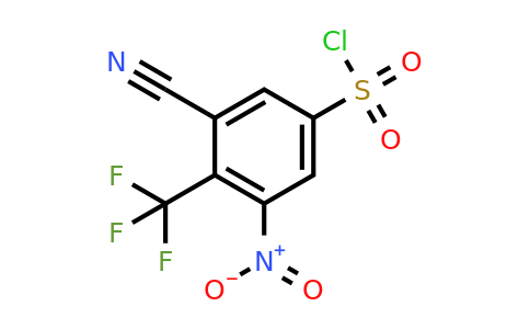 1807248-82-3 | 3-Cyano-5-nitro-4-(trifluoromethyl)benzenesulfonylchloride