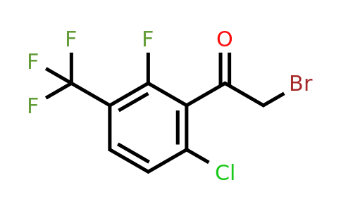 1807248-85-6 | 6'-Chloro-2'-fluoro-3'-(trifluoromethyl)phenacyl bromide