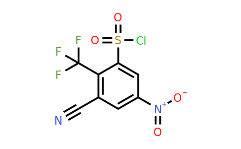 1807248-87-8 | 3-Cyano-5-nitro-2-(trifluoromethyl)benzenesulfonylchloride