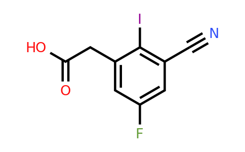 1807248-98-1 | 3-Cyano-5-fluoro-2-iodophenylacetic acid