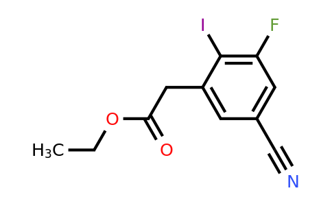 1807249-20-2 | Ethyl 5-cyano-3-fluoro-2-iodophenylacetate