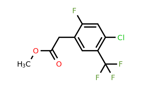 1807249-38-2 | Methyl 4-chloro-2-fluoro-5-(trifluoromethyl)phenylacetate