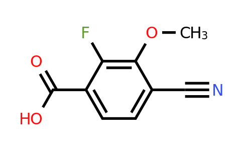 1807249-86-0 | 4-Cyano-2-fluoro-3-methoxybenzoic acid