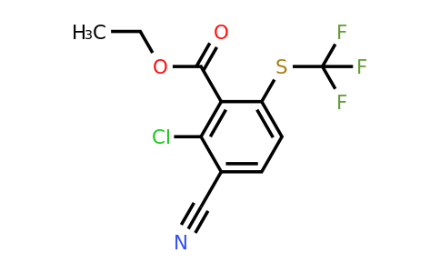 1807250-09-4 | Ethyl 2-chloro-3-cyano-6-(trifluoromethylthio)benzoate