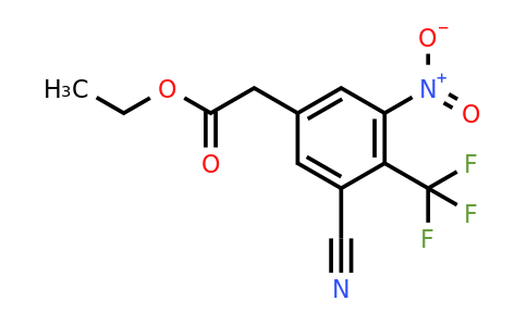 1807250-40-3 | Ethyl 3-cyano-5-nitro-4-(trifluoromethyl)phenylacetate