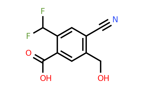 1807250-67-4 | 4-Cyano-2-difluoromethyl-5-(hydroxymethyl)benzoic acid