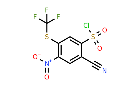 1807250-76-5 | 2-Cyano-4-nitro-5-(trifluoromethylthio)benzenesulfonylchloride