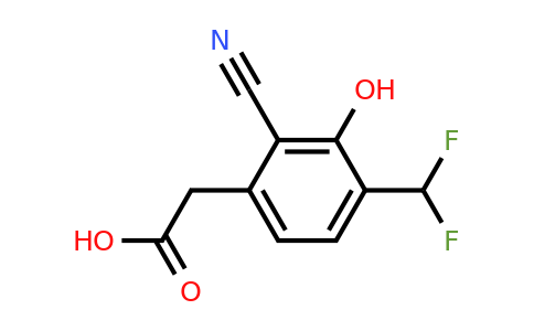 1807250-94-7 | 2-Cyano-4-difluoromethyl-3-hydroxyphenylacetic acid
