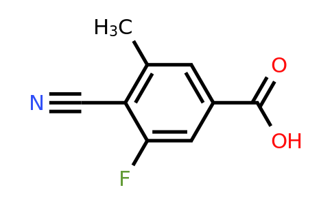 1807250-98-1 | 4-Cyano-3-fluoro-5-methylbenzoic acid