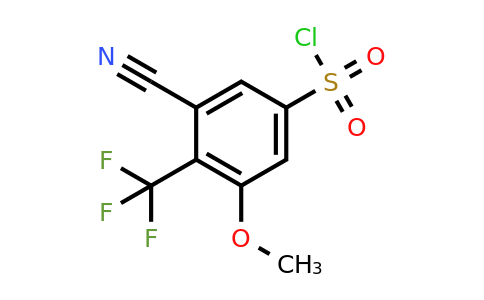 1807251-31-5 | 3-Cyano-5-methoxy-4-(trifluoromethyl)benzenesulfonylchloride