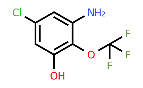 1807251-42-8 | 5-Chloro-3-hydroxy-2-(trifluoromethoxy)aniline