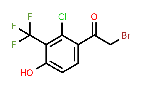 1807252-01-2 | 2'-Chloro-4'-hydroxy-3'-(trifluoromethyl)phenacyl bromide