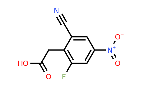 1807252-16-9 | 2-Cyano-6-fluoro-4-nitrophenylacetic acid