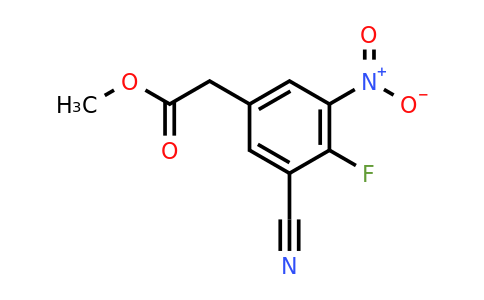 1807252-30-7 | Methyl 3-cyano-4-fluoro-5-nitrophenylacetate