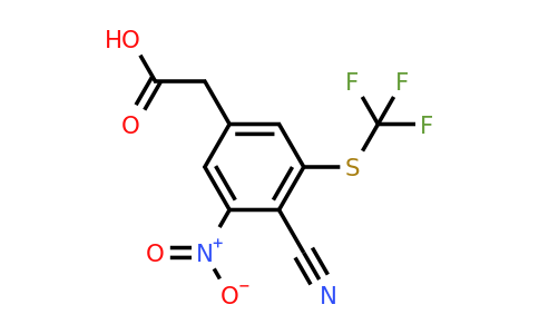 1807252-34-1 | 4-Cyano-3-nitro-5-(trifluoromethylthio)phenylacetic acid