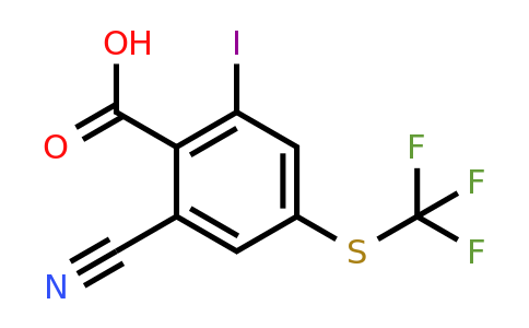 1807252-51-2 | 2-Cyano-6-iodo-4-(trifluoromethylthio)benzoic acid