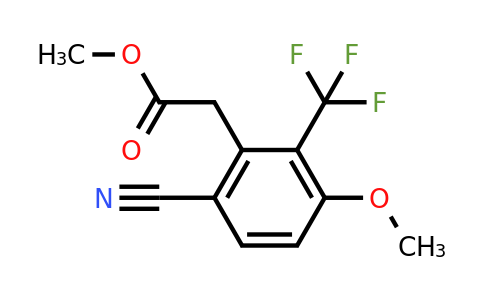 1807252-54-5 | Methyl 6-cyano-3-methoxy-2-(trifluoromethyl)phenylacetate