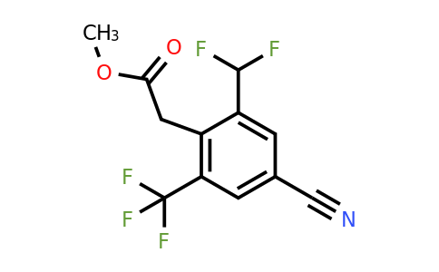 1807252-62-5 | Methyl 4-cyano-2-difluoromethyl-6-(trifluoromethyl)phenylacetate