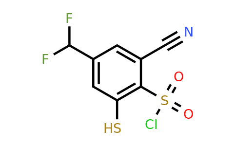 1807252-98-7 | 2-Cyano-4-difluoromethyl-6-mercaptobenzenesulfonylchloride
