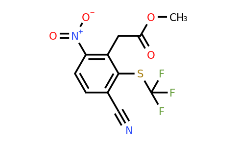1807253-08-2 | Methyl 3-cyano-6-nitro-2-(trifluoromethylthio)phenylacetate