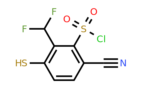 1807253-09-3 | 6-Cyano-2-difluoromethyl-3-mercaptobenzenesulfonylchloride