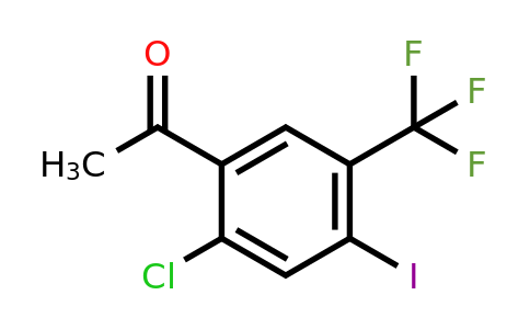 1807253-40-2 | 2'-Chloro-4'-iodo-5'-(trifluoromethyl)acetophenone