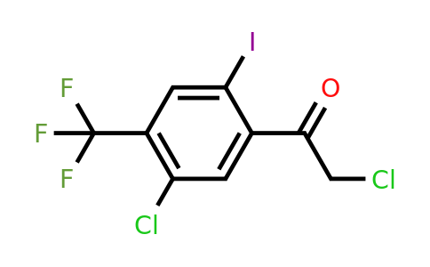 1807253-78-6 | 5'-Chloro-2'-iodo-4'-(trifluoromethyl)phenacyl chloride