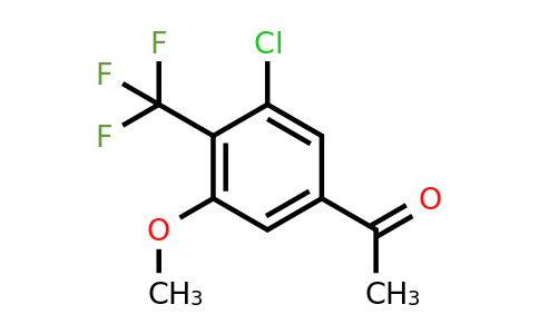 1807254-61-0 | 3'-Chloro-5'-methoxy-4'-(trifluoromethyl)acetophenone