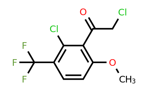 1807254-76-7 | 2'-Chloro-6'-methoxy-3'-(trifluoromethyl)phenacyl chloride