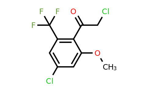 1807254-84-7 | 4'-Chloro-2'-methoxy-6'-(trifluoromethyl)phenacyl chloride