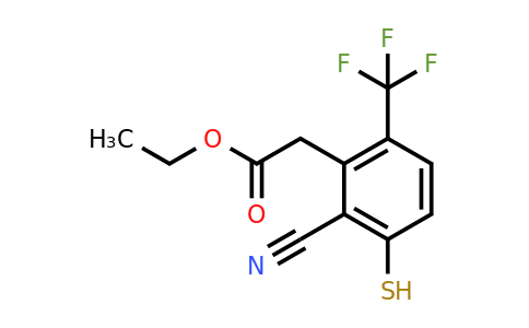 1807255-05-5 | Ethyl 2-cyano-3-mercapto-6-(trifluoromethyl)phenylacetate