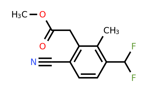 1807255-30-6 | Methyl 6-cyano-3-difluoromethyl-2-methylphenylacetate