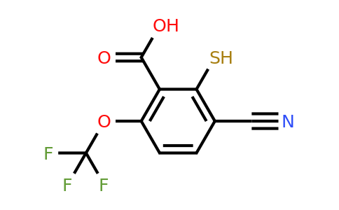 1807255-73-7 | 3-Cyano-2-mercapto-6-(trifluoromethoxy)benzoic acid