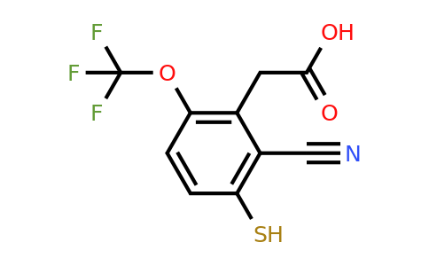 1807255-96-4 | 2-Cyano-3-mercapto-6-(trifluoromethoxy)phenylacetic acid