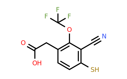 1807256-03-6 | 3-Cyano-4-mercapto-2-(trifluoromethoxy)phenylacetic acid