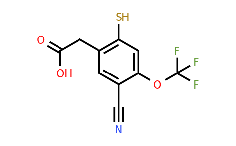 1807256-08-1 | 5-Cyano-2-mercapto-4-(trifluoromethoxy)phenylacetic acid