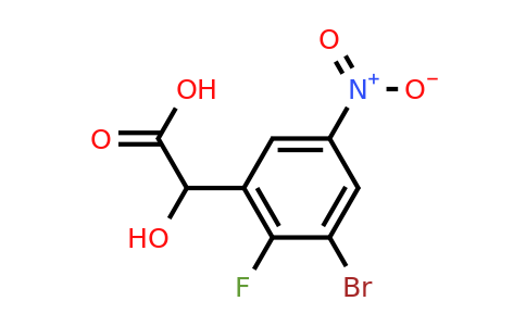 1807256-09-2 | 3-Bromo-2-fluoro-5-nitromandelic acid