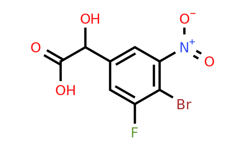 1807256-18-3 | 4-Bromo-3-fluoro-5-nitromandelic acid