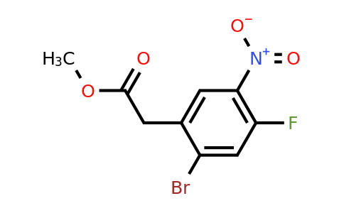 1807256-54-7 | Methyl 2-bromo-4-fluoro-5-nitrophenylacetate
