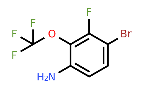 1807257-41-5 | 4-Bromo-3-fluoro-2-(trifluoromethoxy)aniline
