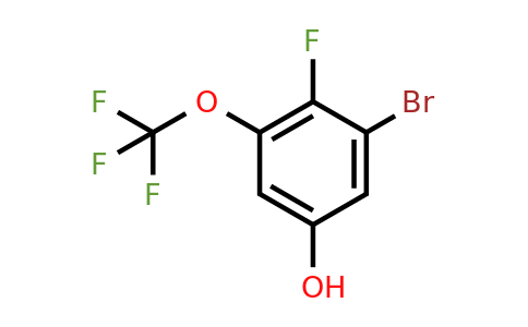 1807257-53-9 | 3-Bromo-4-fluoro-5-(trifluoromethoxy)phenol