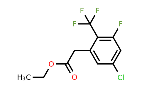 1807258-08-7 | Ethyl 5-chloro-3-fluoro-2-(trifluoromethyl)phenylacetate