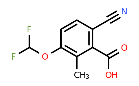 1807258-52-1 | 6-Cyano-3-difluoromethoxy-2-methylbenzoic acid