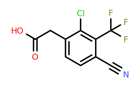 1807259-53-5 | 2-Chloro-4-cyano-3-(trifluoromethyl)phenylacetic acid