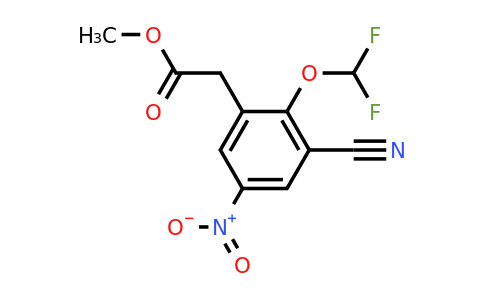 1807259-94-4 | Methyl 3-cyano-2-difluoromethoxy-5-nitrophenylacetate