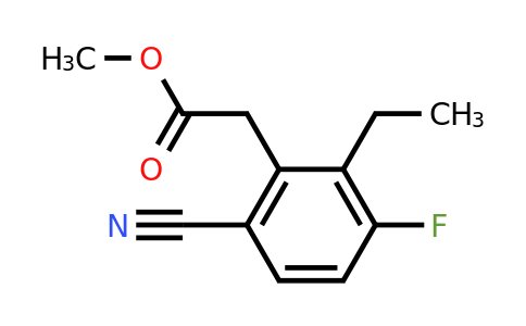 1807260-55-4 | Methyl 6-cyano-3-fluoro-2-ethylphenylacetate