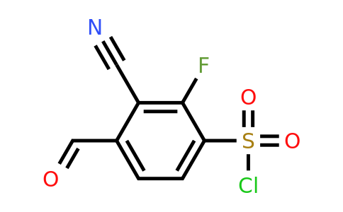 1807260-79-2 | 3-Cyano-2-fluoro-4-formylbenzenesulfonylchloride