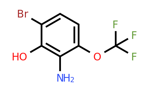 1807260-96-3 | 3-Bromo-2-hydroxy-6-(trifluoromethoxy)aniline