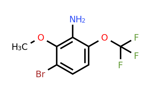1807261-04-6 | 3-Bromo-2-methoxy-6-(trifluoromethoxy)aniline