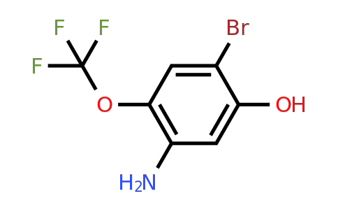 1807261-08-0 | 4-Bromo-5-hydroxy-2-(trifluoromethoxy)aniline